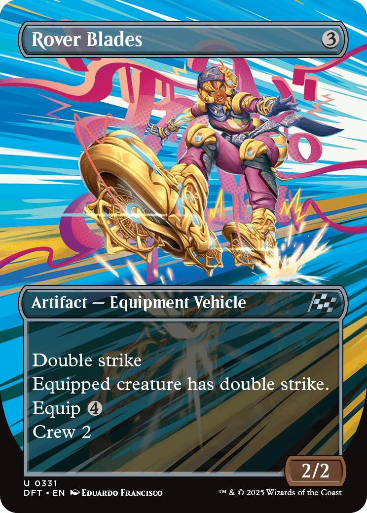 Image for Rover Blades (Borderless) (Aetherdrift) (331) - Magic: The Gathering