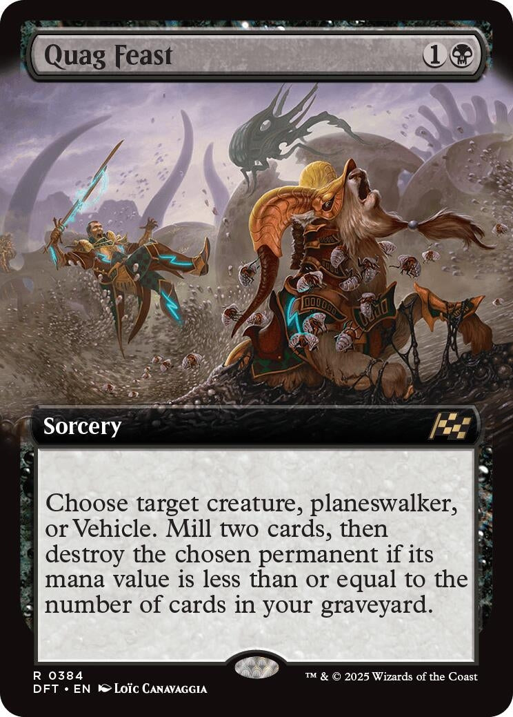 Image for Quag Feast (Extended Art) (Aetherdrift) (384) - Magic: The Gathering