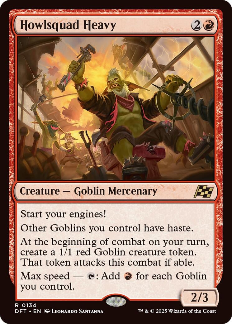 Image for Howlsquad Heavy (Aetherdrift) (134) - Magic: The Gathering