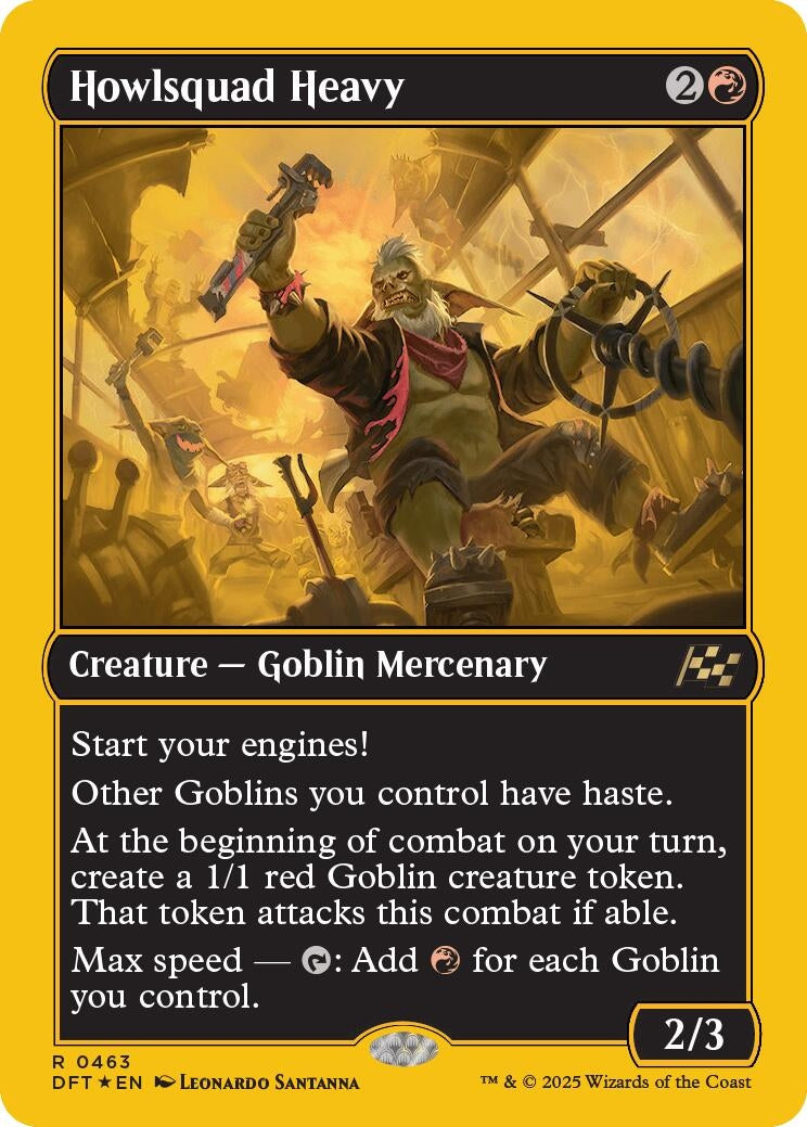 Image for Howlsquad Heavy (First-Place Foil) (Aetherdrift) (463) - Magic: The Gathering