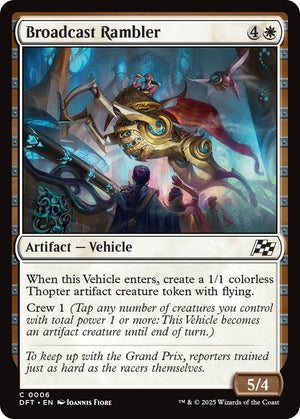 Image for Broadcast Rambler (Aetherdrift) (6) - Magic: The Gathering
