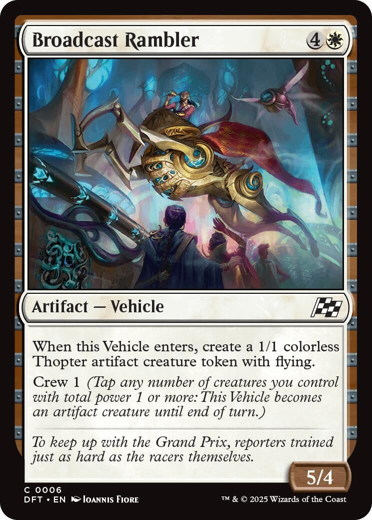 Image for Broadcast Rambler (Aetherdrift) (6) - Magic: The Gathering