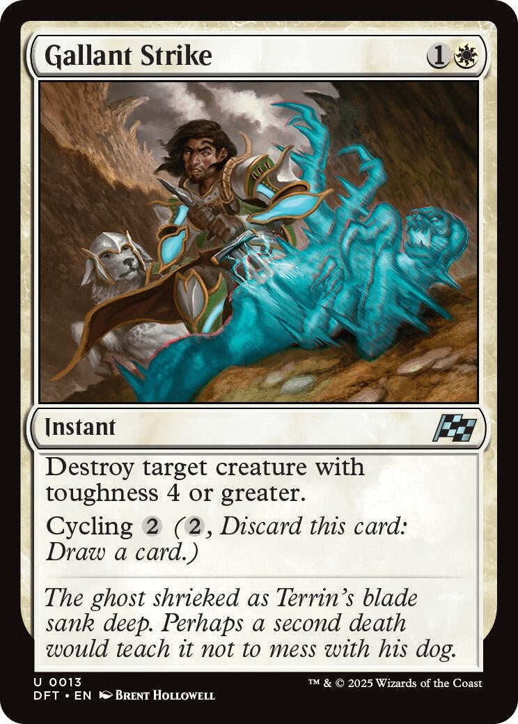 Image for Gallant Strike (Aetherdrift) (13) - Magic: The Gathering