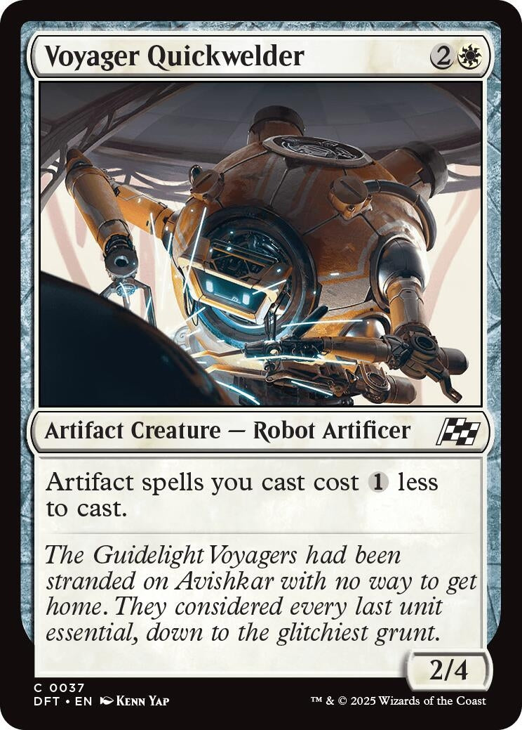 Image for Voyager Quickwelder (Aetherdrift) (37) - Magic: The Gathering