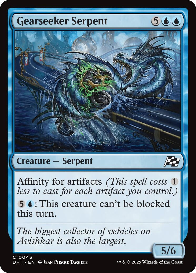 Image for Gearseeker Serpent (Aetherdrift) (43) - Magic: The Gathering