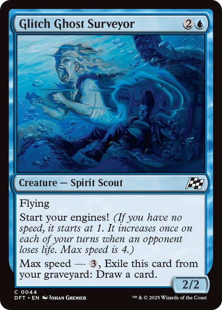 Image for Glitch Ghost Surveyor (Aetherdrift) (44) - Magic: The Gathering