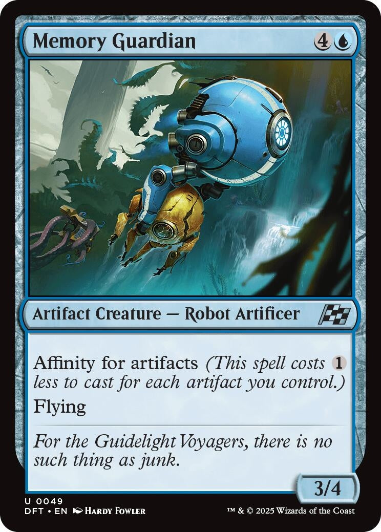 Image for Memory Guardian (Aetherdrift) (49) - Magic: The Gathering