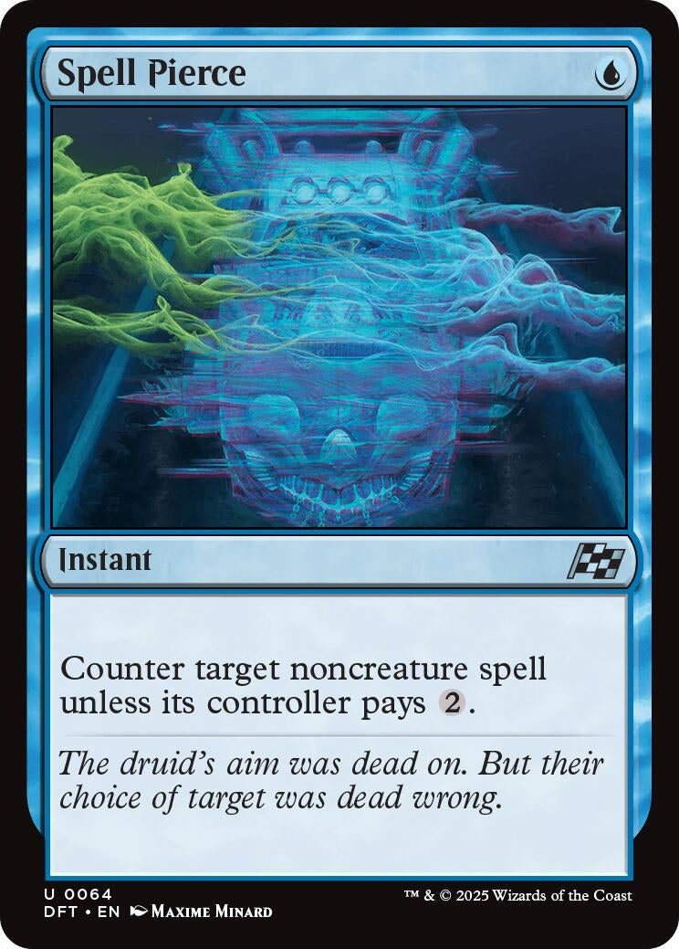 Image for Spell Pierce (Aetherdrift) (64) - Magic: The Gathering
