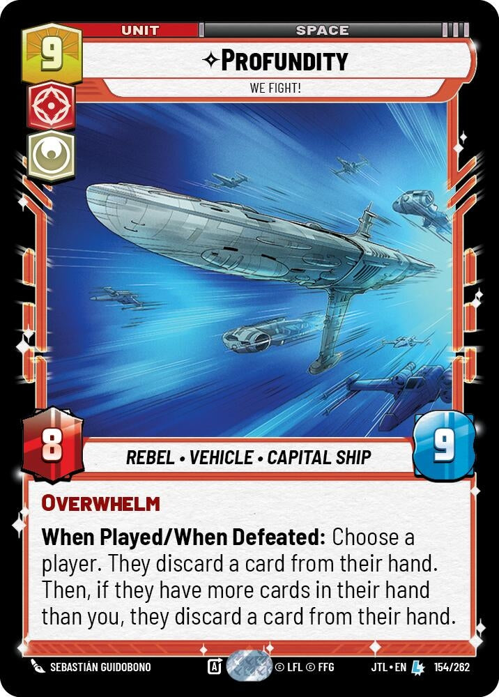 Image for Profundity - We Fight! (Jump to Lightspeed) (154/262) - Star Wars: Unlimited