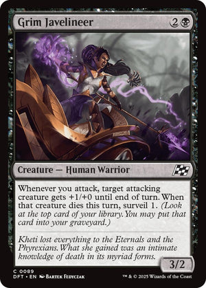 Image for Grim Javelineer (Aetherdrift) (89) - Magic: The Gathering