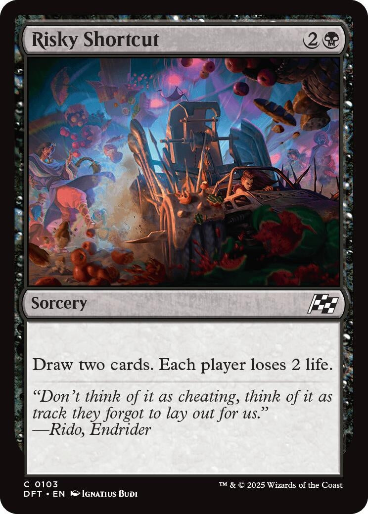 Image for Risky Shortcut (Aetherdrift) (103) - Magic: The Gathering