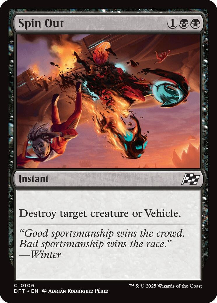 Image for Spin Out (Aetherdrift) (106) - Magic: The Gathering