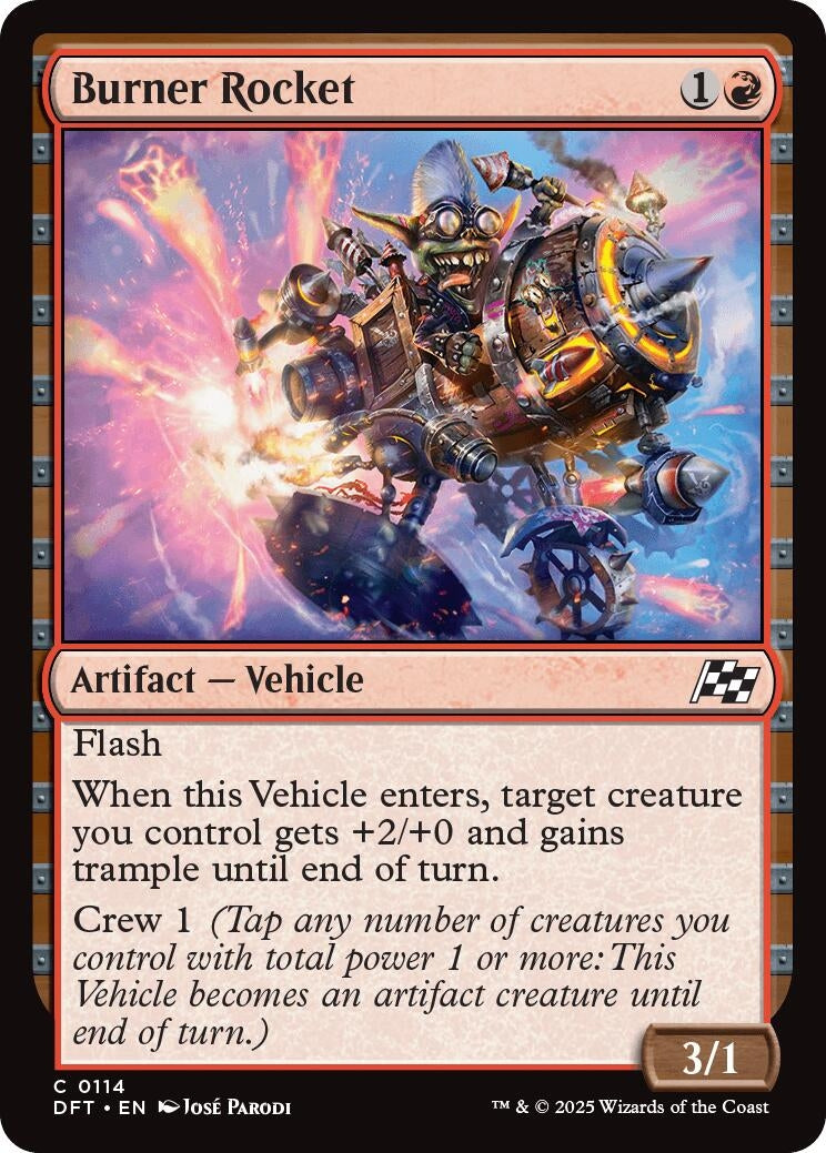 Image for Burner Rocket (Aetherdrift) (114) - Magic: The Gathering