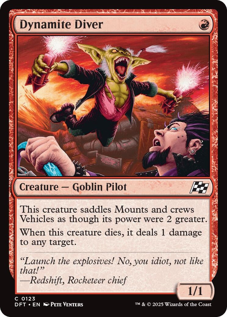 Image for Dynamite Diver (Aetherdrift) (123) - Magic: The Gathering