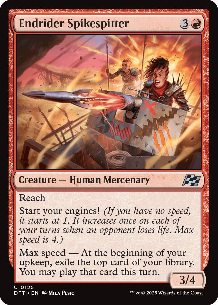 Image for Endrider Spikespitter (Aetherdrift) (125) - Magic: The Gathering