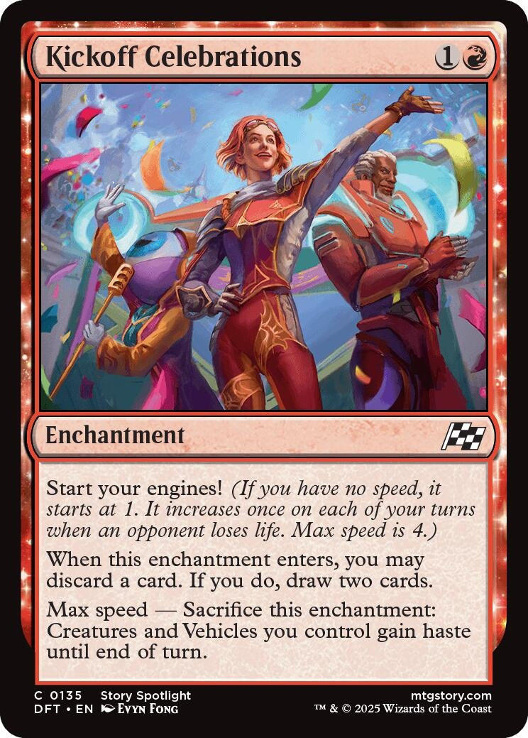 Image for Kickoff Celebrations (Aetherdrift) (135) - Magic: The Gathering