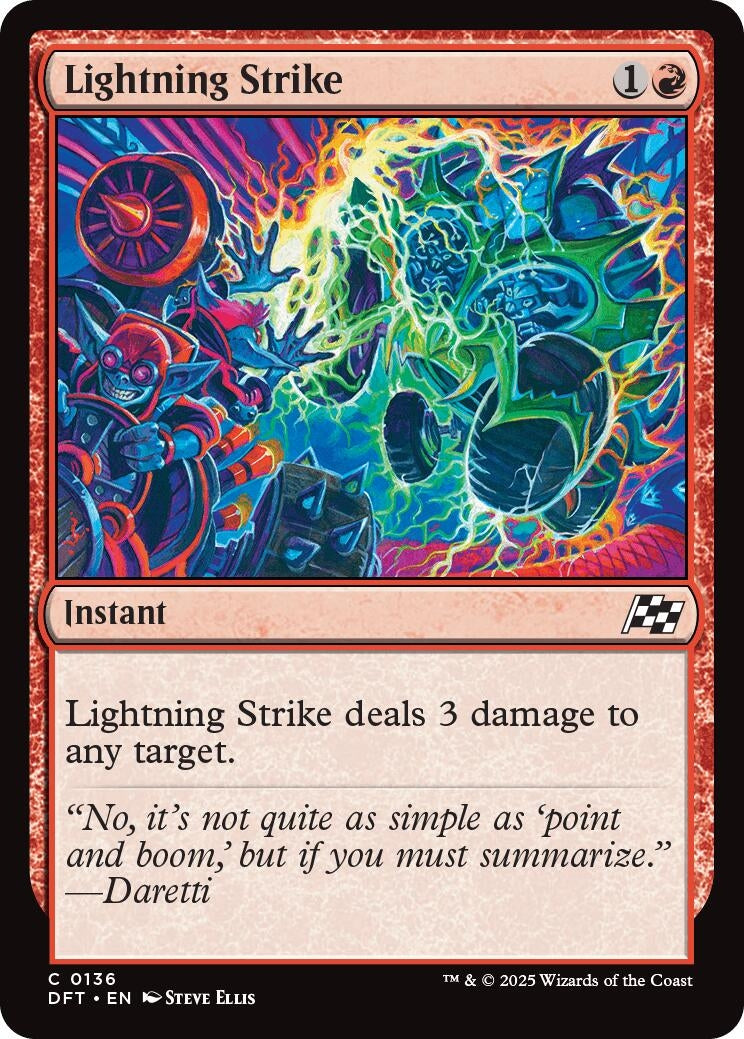 Image for Lightning Strike (Aetherdrift) (136) - Magic: The Gathering