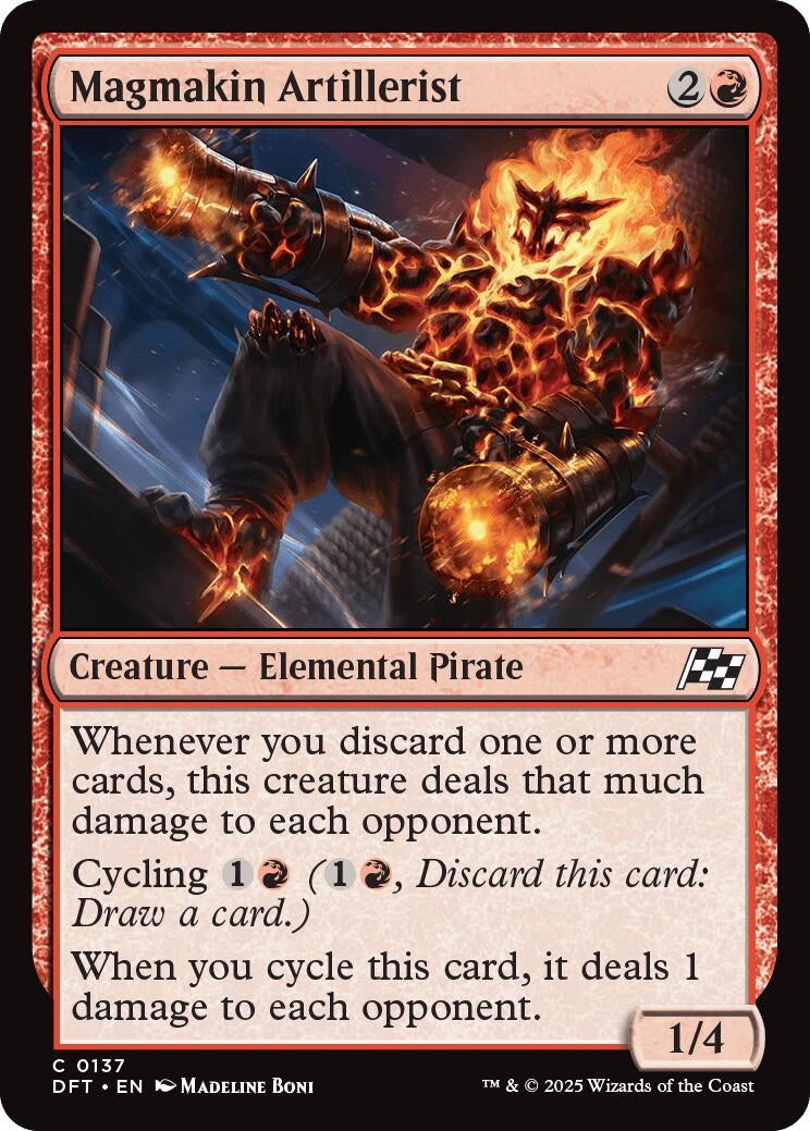 Image for Magmakin Artillerist (Aetherdrift) (137) - Magic: The Gathering