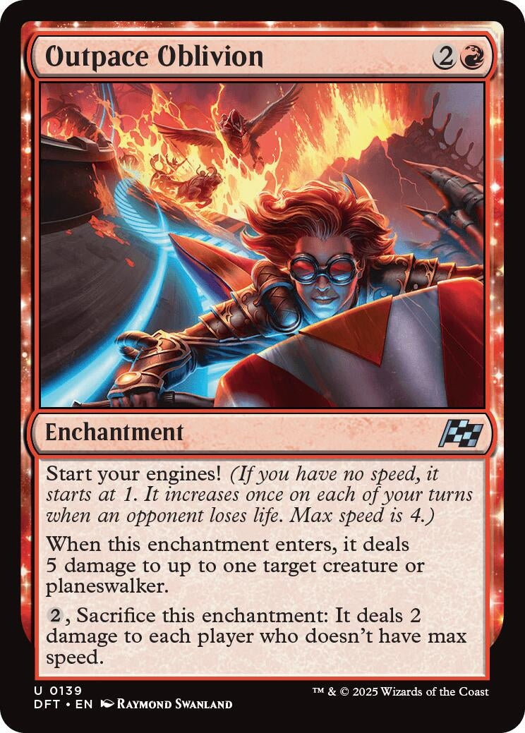 Image for Outpace Oblivion (Aetherdrift) (139) - Magic: The Gathering