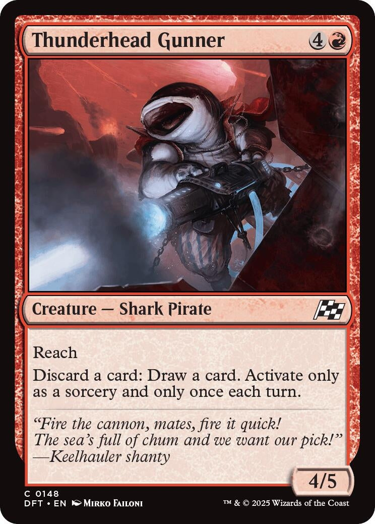 Image for Thunderhead Gunner (Aetherdrift) (148) - Magic: The Gathering