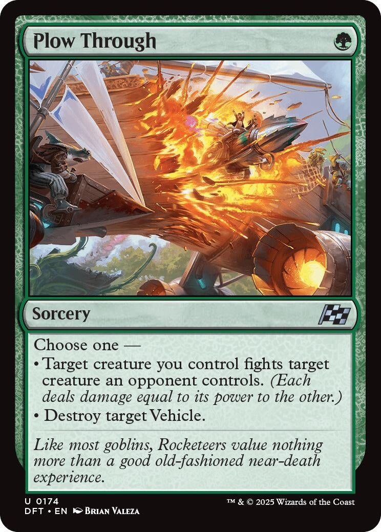 Image for Plow Through (Aetherdrift) (174) - Magic: The Gathering