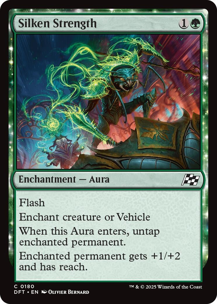 Image for Silken Strength (Aetherdrift) (180) - Magic: The Gathering