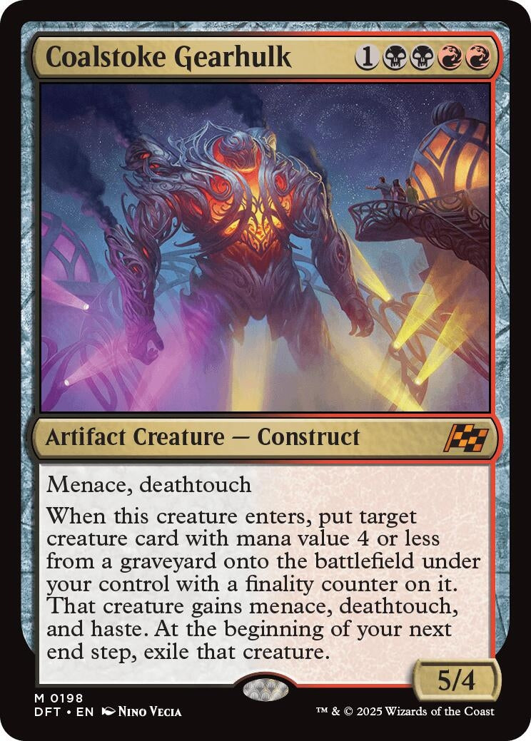 Image for Coalstoke Gearhulk (Aetherdrift) (198) - Magic: The Gathering