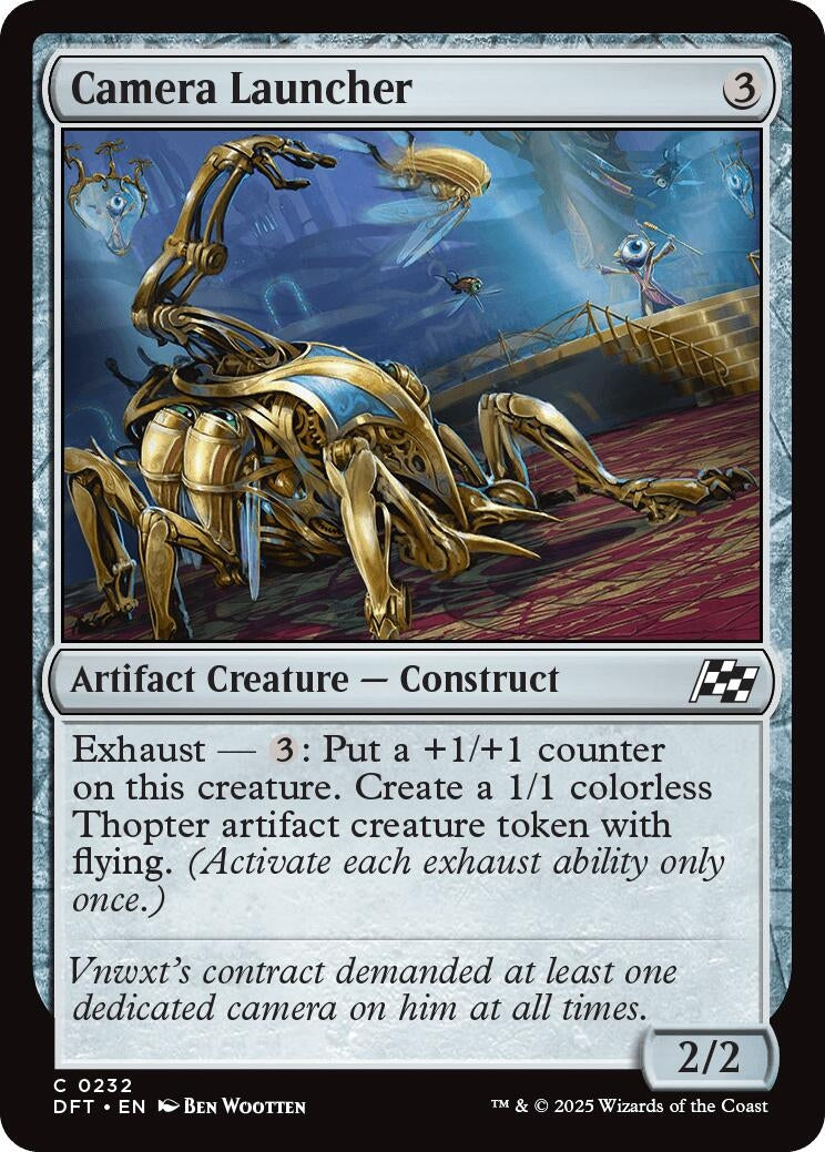 Image for Camera Launcher (Aetherdrift) (232) - Magic: The Gathering