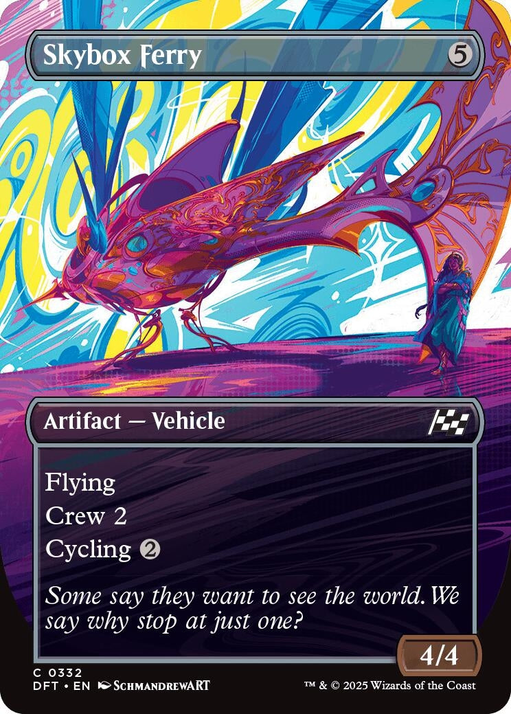 Image for Skybox Ferry (Borderless) (Aetherdrift) (332) - Magic: The Gathering
