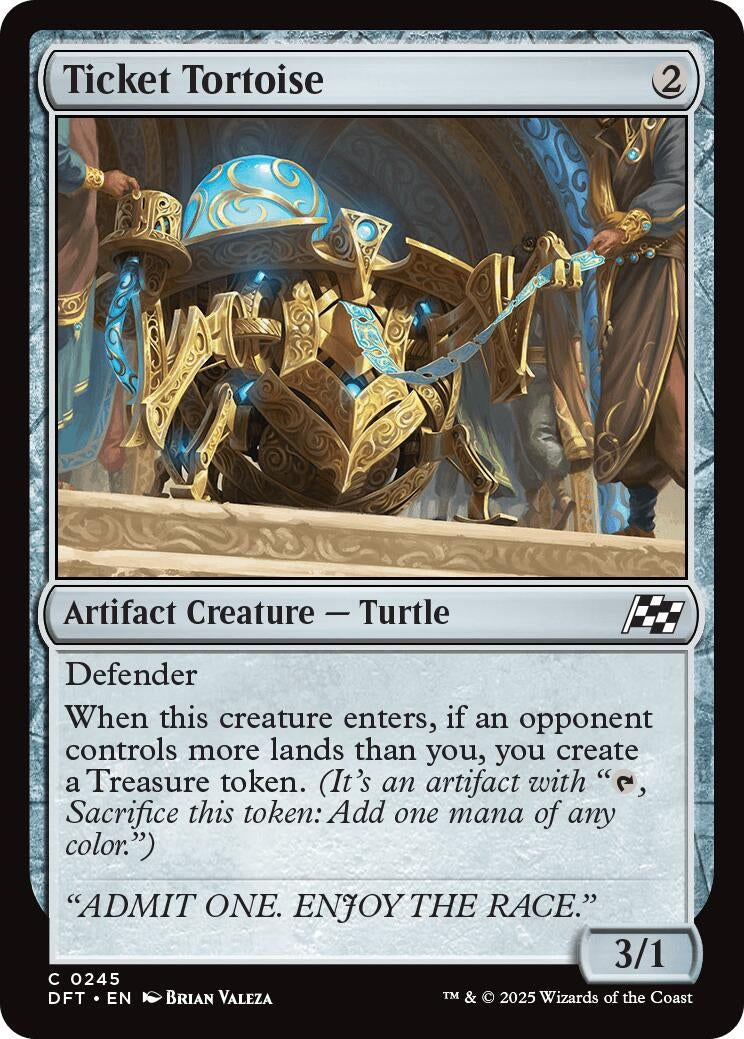 Image for Ticket Tortoise (Aetherdrift) (245) - Magic: The Gathering