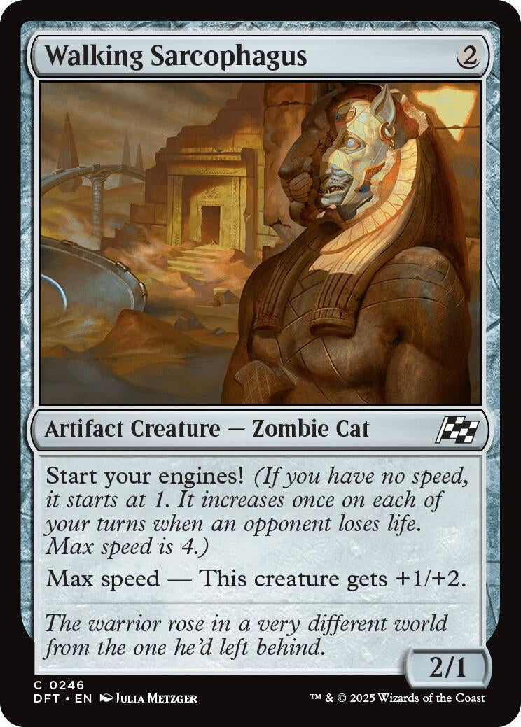 Image for Walking Sarcophagus (Aetherdrift) (246) - Magic: The Gathering