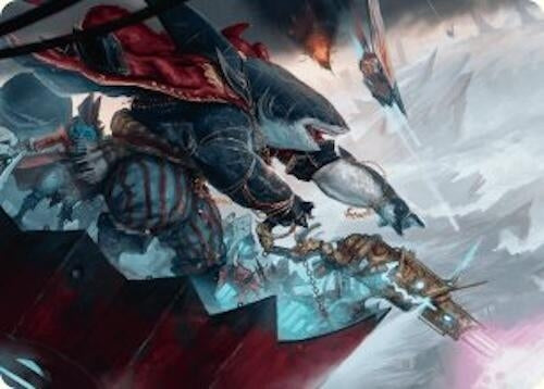 Image for Captain Howler, Sea Scourge Art Card (16/54) (Art Series: Aetherdrift) (16) - Magic: The Gathering