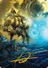 Image for Mendicant Core, Guidelight Art Card (1/54) (Gold-Stamped Signature) (Art Series: Aetherdrift) (1) - Magic: The Gathering