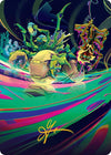 Image for Thundering Broodwagon Art Card (Gold-Stamped Signature) (Art Series: Aetherdrift) (48) - Magic: The Gathering