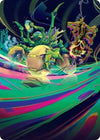 Image for Thundering Broodwagon Art Card (Art Series: Aetherdrift) (48) - Magic: The Gathering
