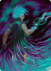 Image for Winter, Cursed Rider Art Card (Gold-Stamped Signature) (Art Series: Aetherdrift) (7) - Magic: The Gathering