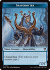Image for Shapeshifter // Zombie (0003) Double-Sided Token (Commander: Aetherdrift) (4 // 3) - Magic: The Gathering
