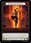 Image for Demonstrate Devotion (Red) (GEM Pack 1) (GEM011) - Flesh and Blood TCG