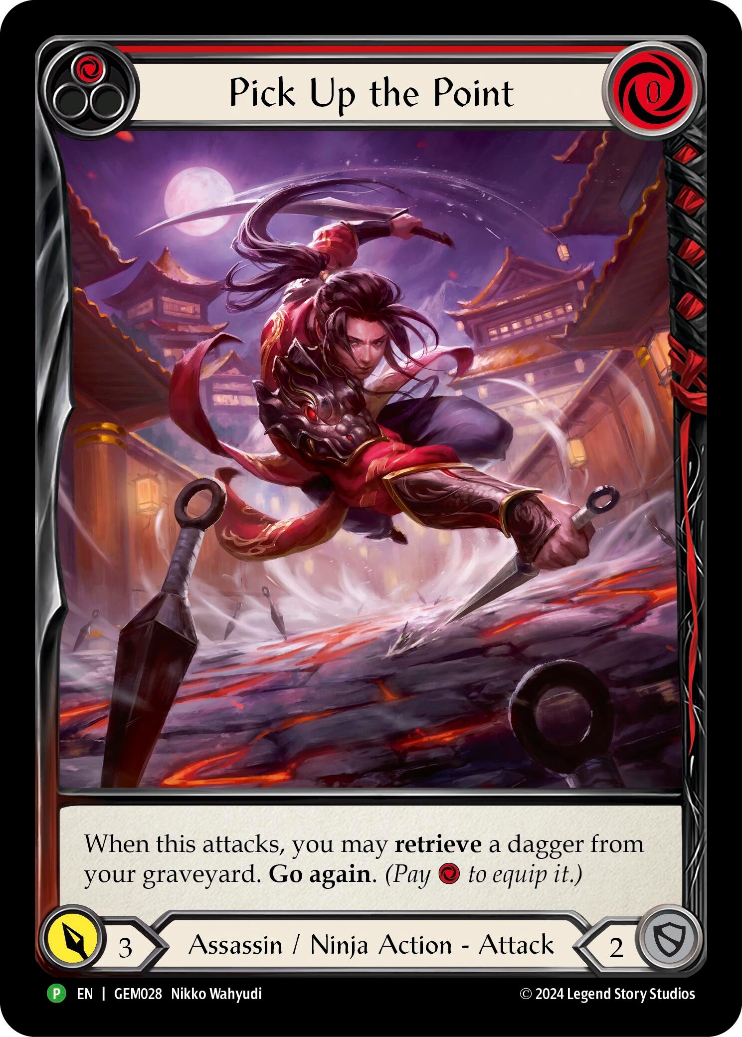 Image for Pick Up the Point (Red) (GEM Pack 1) (GEM028) - Flesh and Blood TCG