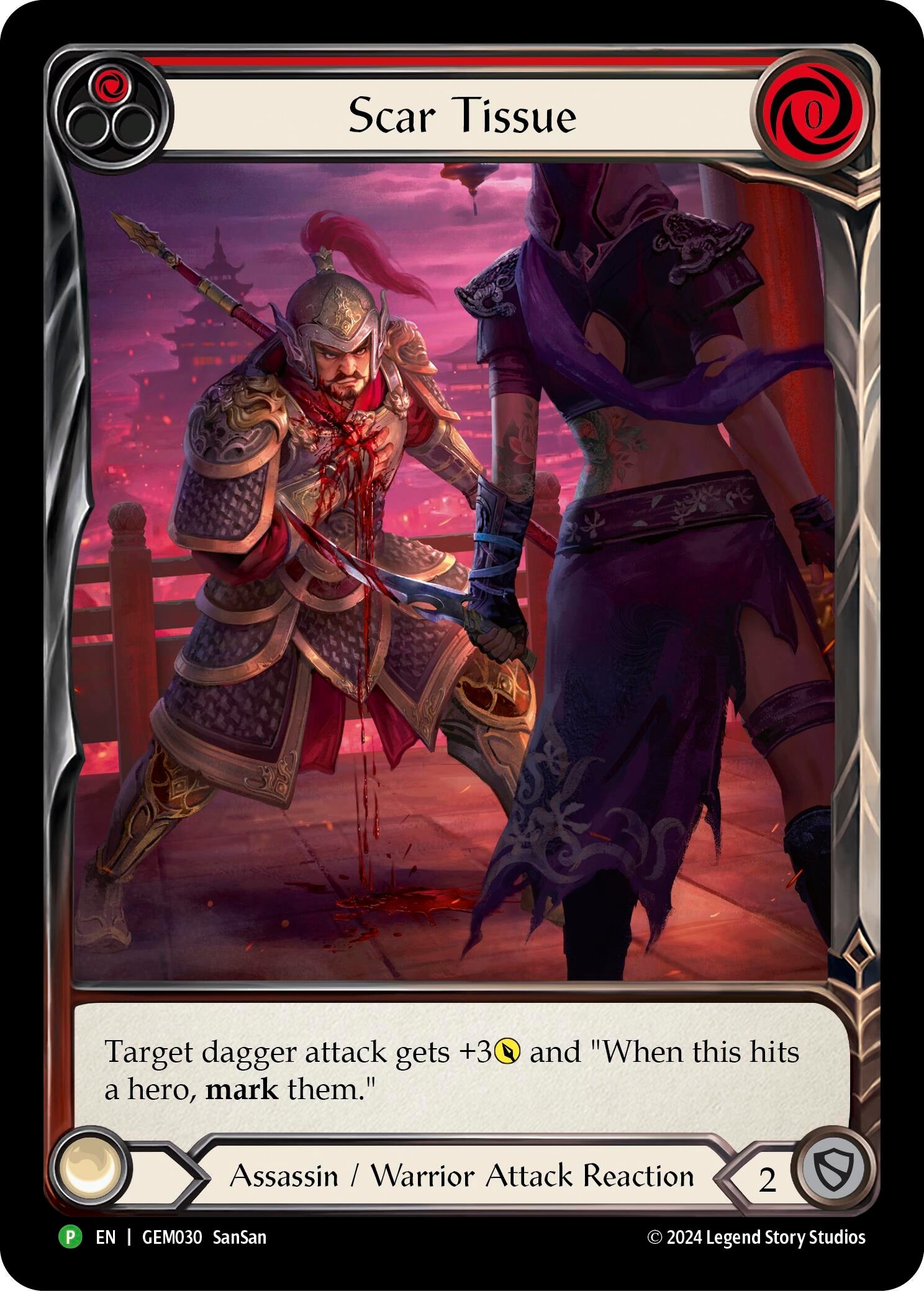 Image for Scar Tissue (Red) (GEM Pack 1) (GEM030) - Flesh and Blood TCG