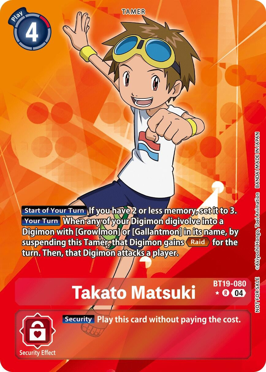 Image for Takato Matsuki (Release Special Booster 2.5: Box Promotion Pack) - Digimon Card Game