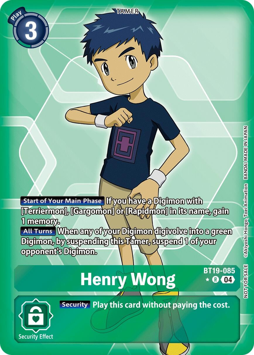 Image for Henry Wong (Release Special Booster 2.5: Box Promotion Pack) - Digimon Card Game