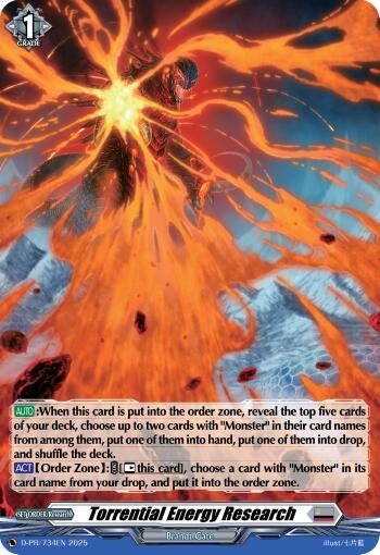 Image for Torrential Energy Research (Foil) (D Promo Cards) (D-PR/734EN) - Cardfight Vanguard