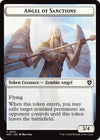 Image for Angel of Sanctions // Zombie (0003) Double-Sided Token (Commander: Aetherdrift) (1 // 3) - Magic: The Gathering