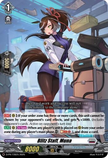 Image for Blitz Staff, Muna (D-PR/735EN) (D Promo Cards) (D-PR/735EN) - Cardfight Vanguard
