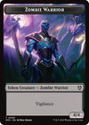 Image for Zombie Warrior // Zombie (0003) Double-Sided Token (Commander: Aetherdrift) (9 // 3) - Magic: The Gathering