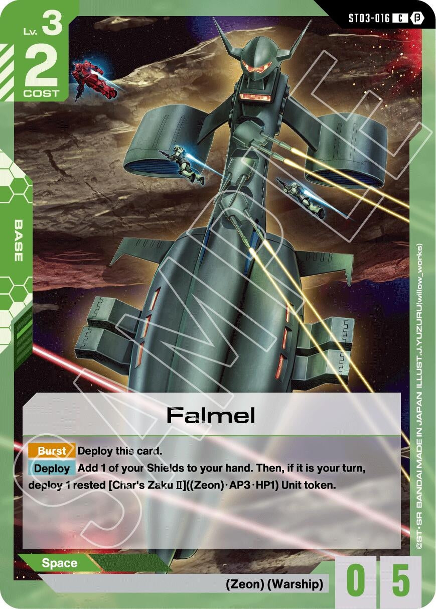 Image for Falmel (Edition Beta) (ST03-016) - Gundam Card Game