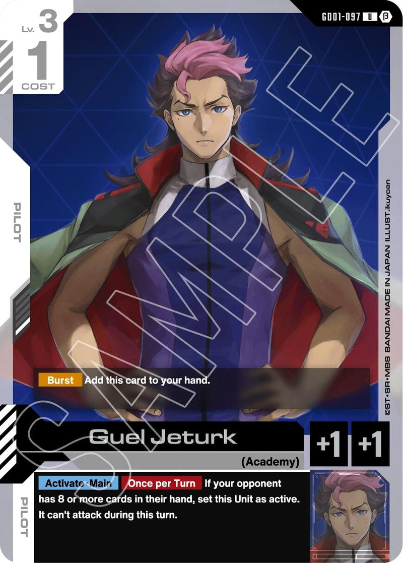 Image for Guel Jeturk (Edition Beta) (GD01-097) - Gundam Card Game