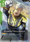 Image for Citizens, Take a Stand! (Edition Beta) (GD01-105) - Gundam Card Game