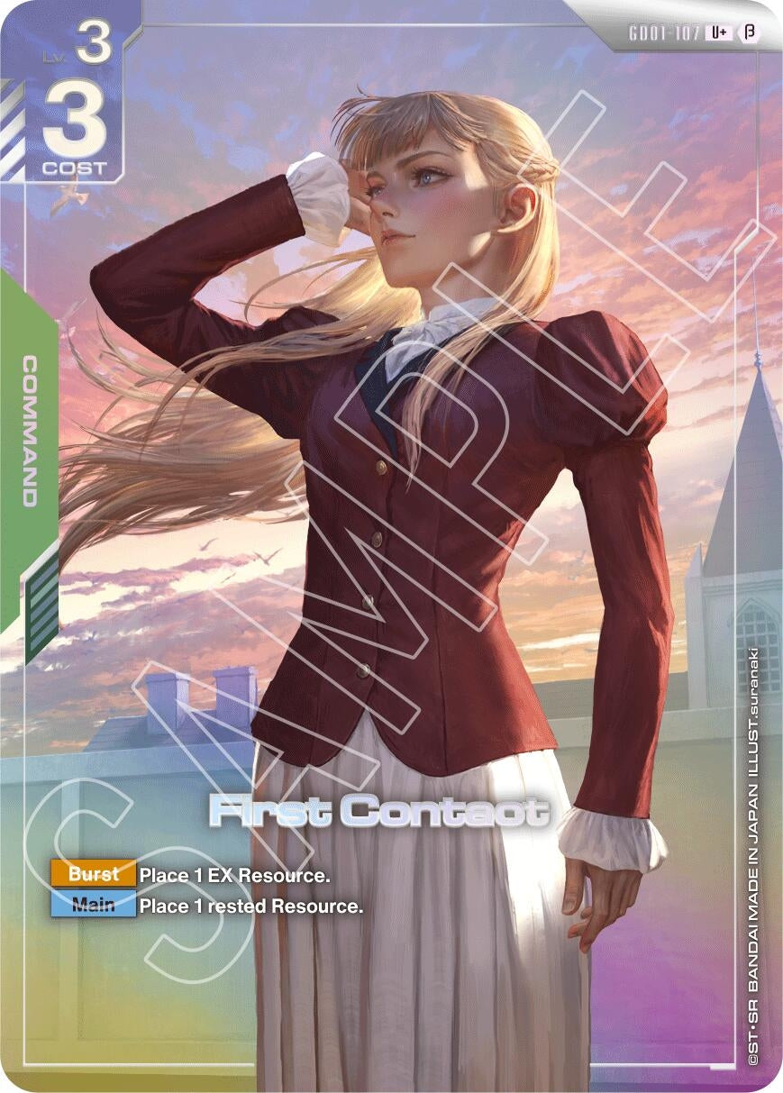 Image for First Contact (U+) (Edition Beta) (GD01-107) - Gundam Card Game